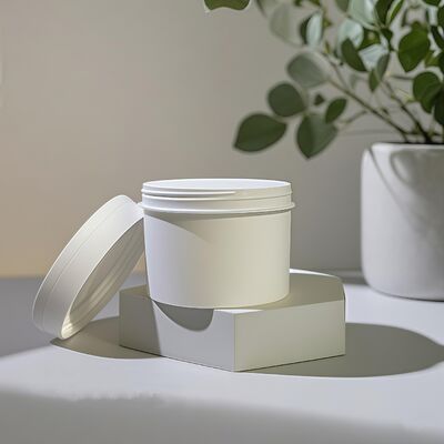 70 fogli di cotone per skincare, barattolo in plastica PP per uso alimentare con pinzette, barattoli in plastica con superficie opaca