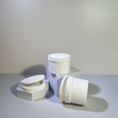 70 fogli di cotone per skincare, barattolo in plastica PP per uso alimentare con pinzette, barattoli in plastica con superficie opaca