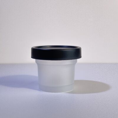 Contenitore in plastica PP per uso alimentare da 50-120 ml con base in PET per crema cosmetica, lozione per il corpo, snack, caramelle, biscotti, gelatina, latte