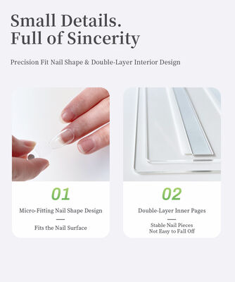 Displayboard di unghie magnetico acrilico smontabile con 120/180/240 colori Gradiente libro a colori Strumento di plastica per suggerimenti di gel per unghie