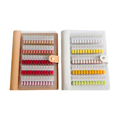 Pannello Display Magnetico Professionale Staccabile in Acrilico per Nail Art, 120/180/240 Colori Gradiente, Strumento in Plastica Solida per Unghie Gel