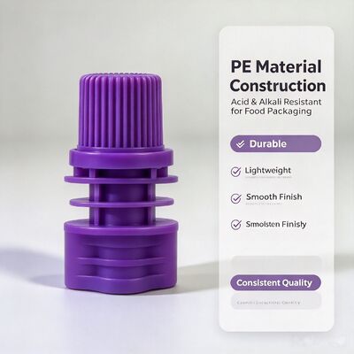 8.6mm Dia interno PE Plastic Screw Cap Portatile e durevole coprifocali per borse con sputa