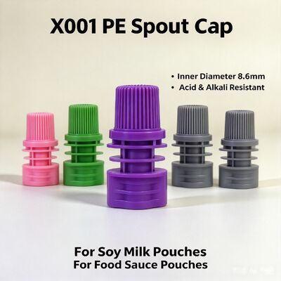 8.6mm Dia interno PE Plastic Screw Cap Portatile e durevole coprifocali per borse con sputa
