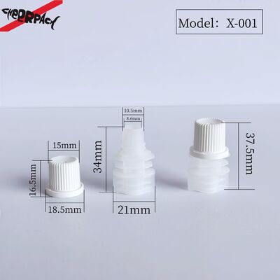 8.6mm Dia interno PE Plastic Screw Cap Portatile e durevole coprifocali per borse con sputa