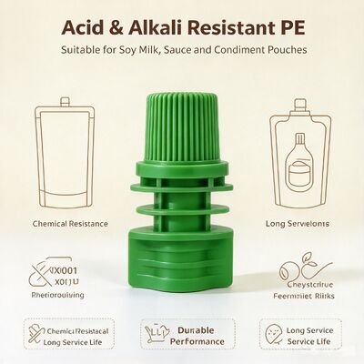 8.6mm Dia interno PE Plastic Screw Cap Portatile e durevole coprifocali per borse con sputa