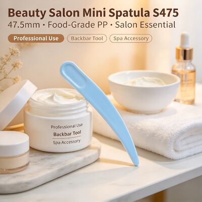 S475 47.5mm Spatola cosmetica PP di qualità alimentare.