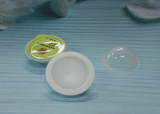 Piccoli chiari recipienti di plastica rotondi per il massaggio che imballa altezza di 20mm