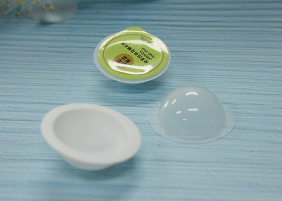 Piccoli chiari recipienti di plastica rotondi per il massaggio che imballa altezza di 20mm