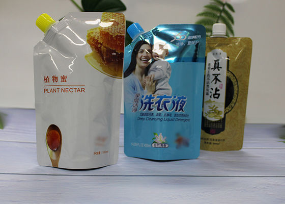 La borsa di plastica riutilizzabile del sacchetto del becco per alimenti per bambini/liquido BPA libera la rotocalcografia