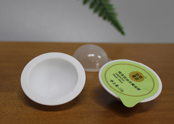 Mini pacchetto di plastica rotondo della capsula per colore di bianco di Volumn 8g della lozione della polvere