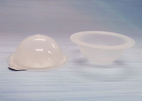 Piccoli baccelli di plastica del contenitore per il liquido di pulizia del Facial nella forma inferiore rotonda