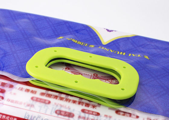 Il solido porta le maniglie del sacchetto di plastica del peso il tipo del catenaccio che con 6 fori si fissa sulle borse del riso