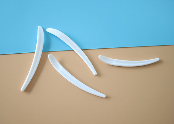 PP 64,8 mm Crema di argilla per il viso Cosmetica Spatula Scoop Bud di fiori a forma di