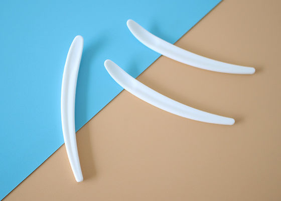 PP 64,8 mm Crema di argilla per il viso Cosmetica Spatula Scoop Bud di fiori a forma di