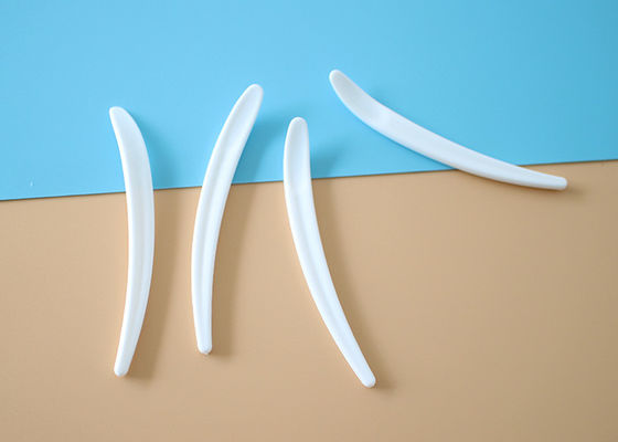 PP 64,8 mm Crema di argilla per il viso Cosmetica Spatula Scoop Bud di fiori a forma di
