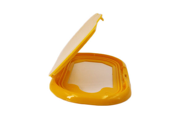 Strofinate bagnate gialle che imballano 109mm Flip Top Cap di plastica